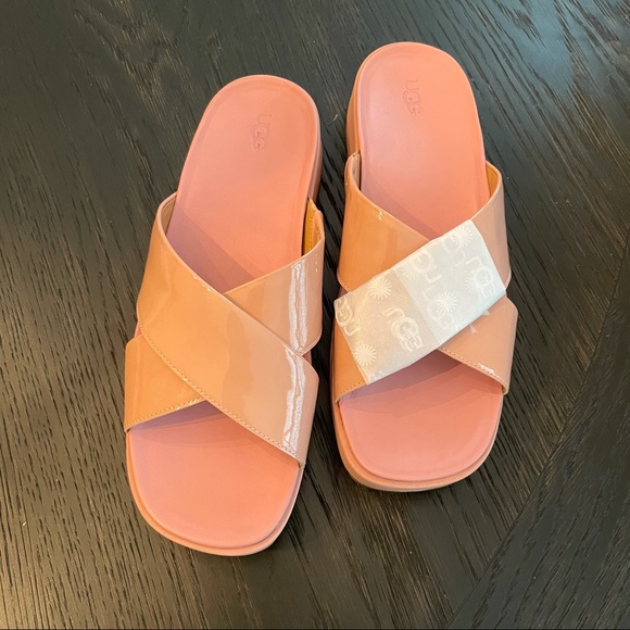 Ugg Emily slide sandal LA sunset pink NIB - Picture 4 of 5